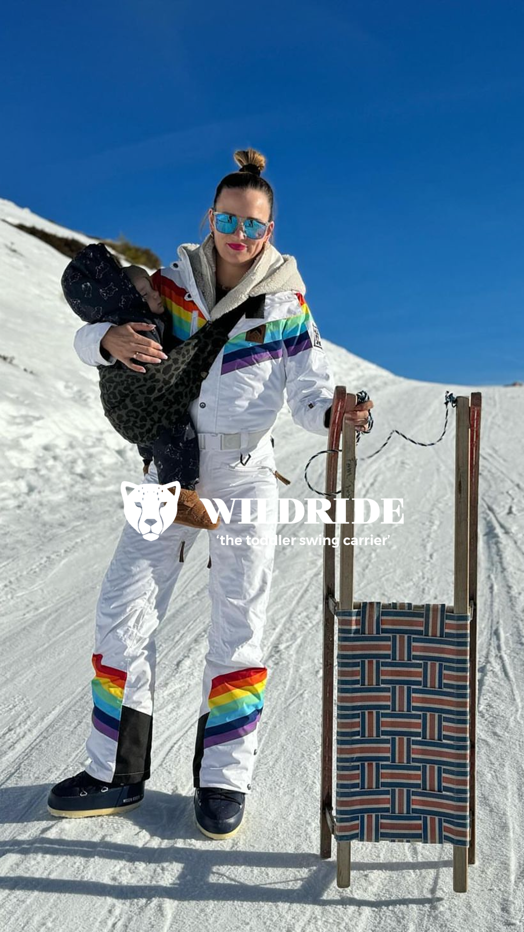 Brúnn Hlébarða Mjaðmapoki